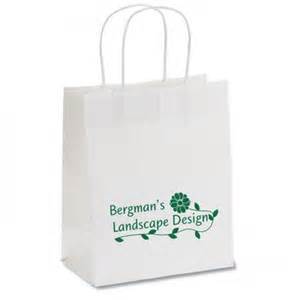 wholesale white Custom kraft shopping paper bag food bag