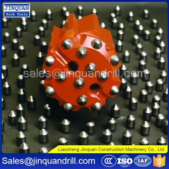 Chinese suppliers sanding bit for drill , 34mm taper button bit for sale
