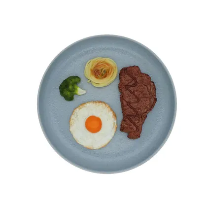 Home Goods Dinnerware Solid Color Blue