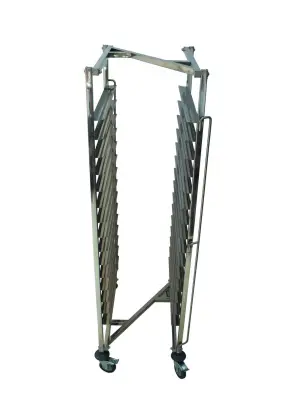 Stainless Steel Bread Pan Bakery Trolley