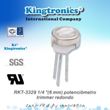 RKT-3329 1/4" (6 mm) Round Trimming Potentiometer