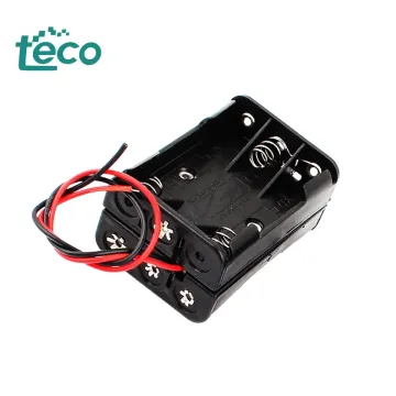 Back to Back 6AA batterijhouder Box met rode en zwarte draadkabels: de ultieme stroomoplossing