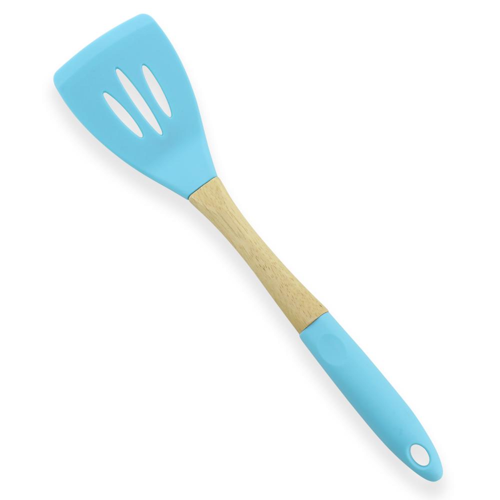 9pcs azul antiaderente cozinhar utensílios de silicone conjunto