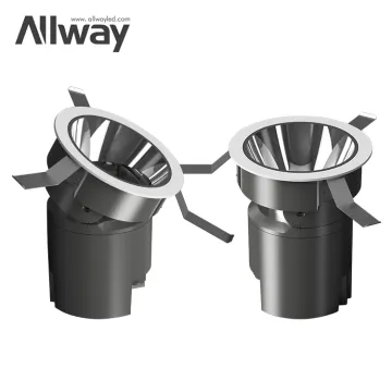 ALLWAY Modern Frame Square Aluminum LED Down Light Housing - COB Recessed Spotlight