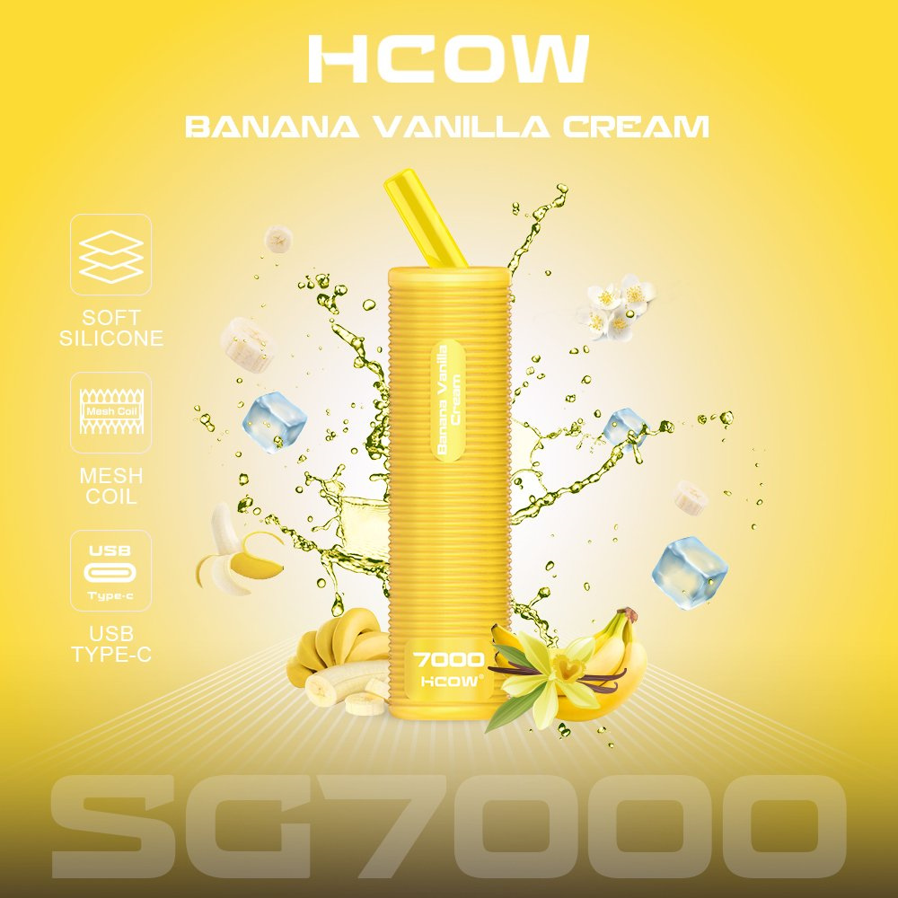 الأصلي HCOW SG7000 PUMPS يمكن التخلص منها VAPE PEN 16ML