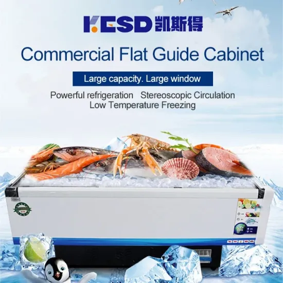 Auto Defrost Freezer Island Freezer Display Deep Freezer Refrigeration Equipment for Sale