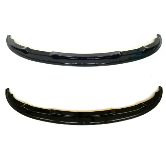 R Style Front Lip Gloss Black for BMW 3 Series E90 PRE LCI: Enhance Your Car's Appearance with a Premium Front Bumper Splitter Lip