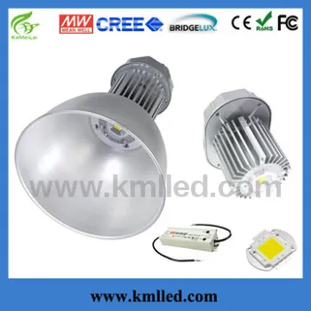 CE RoHS COB Bridgelux 45mil 50W LED High Bay Lighting