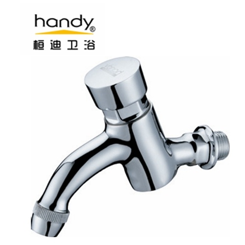 Delay Action Pillar Faucet Push-Button Taps with Water Consumption 3.1L/Minute Factory