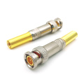 Screw-on Solderless BNC Male Plug Coaxial Cable Connector