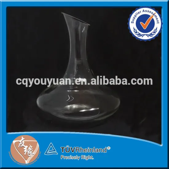 1800ML Whiskey Decanter Set Crystal Clear Glass Slant Wine Decanter