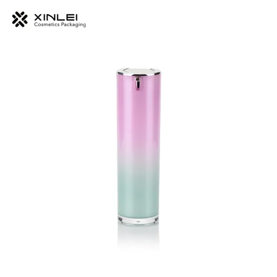 50ml colorful U-shaped round acrylic vacuum bottle