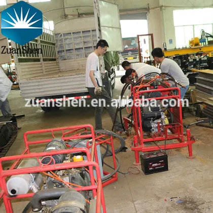 small mountain petroleum prospecting drilling rig