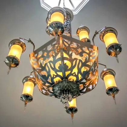 European Classic Art Customized Villa Led Crystal Chandelier