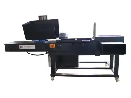 clothes rag bagging machine with weighing system