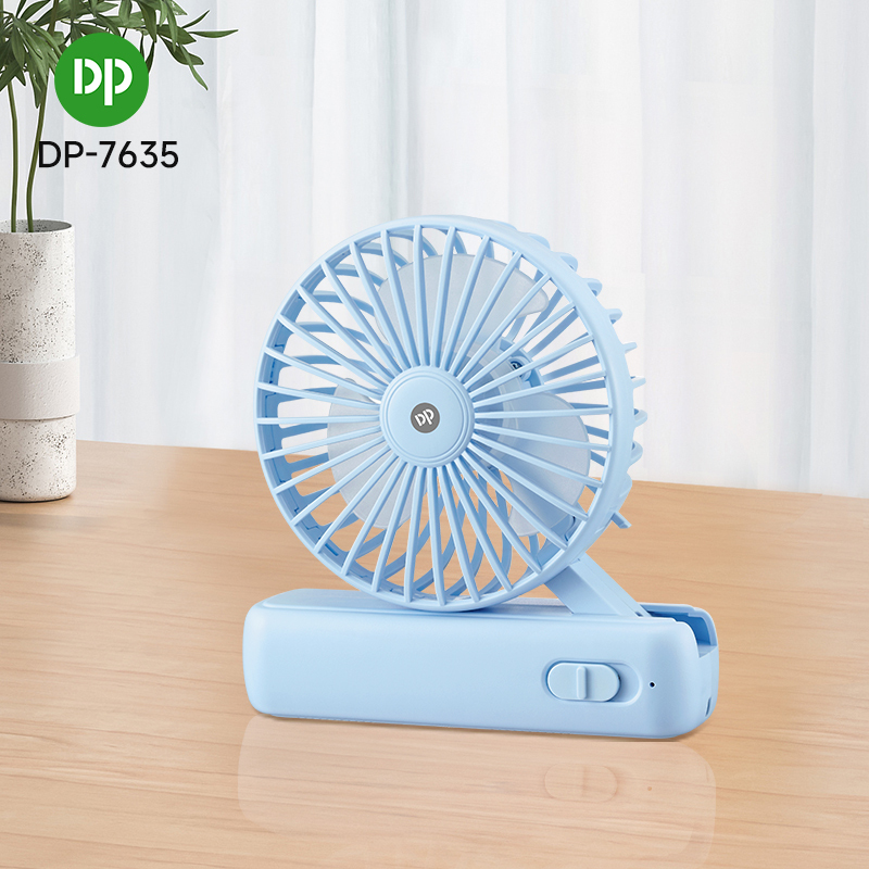 Office Noiseless Portable Folding Mini Desk Rechargeable Fan