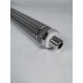 Metal pleated filter element