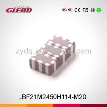 ( 2400~2500MHz filters)Multilayer balance filter/SMD chip desig for Blue-tooth,Earphone