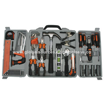 69pcs hand tool set in blow mold case