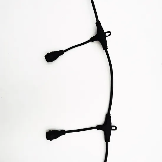 Customizable STP-1 All Copper Threaded Contact IP65 Connectable PVC E12 Vintage Patio String Light