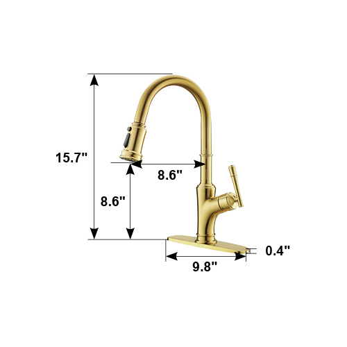 Gold Kitchen Faucet