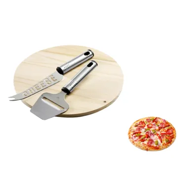 Knife pizza cutter chopping board