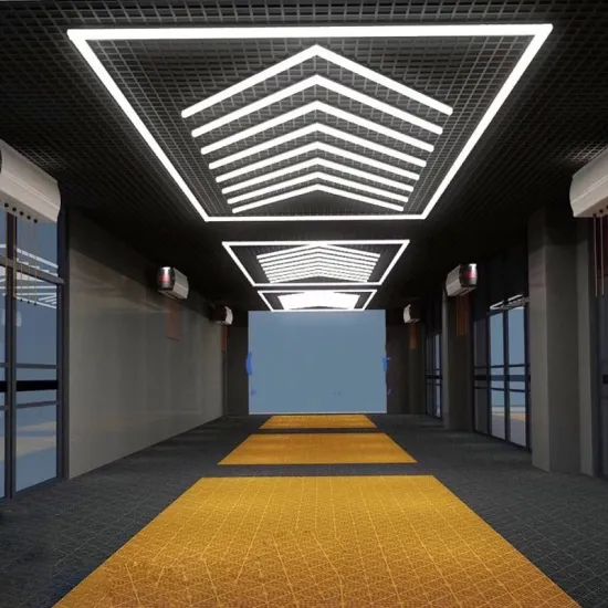 450W Car Wash Station Linkable LED Linear Light Aluminum Housing Auto Arrow-Shaped LED Work Light