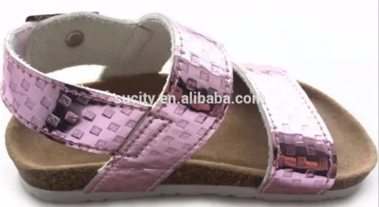 wholesale kids comfortable cork sole sandals