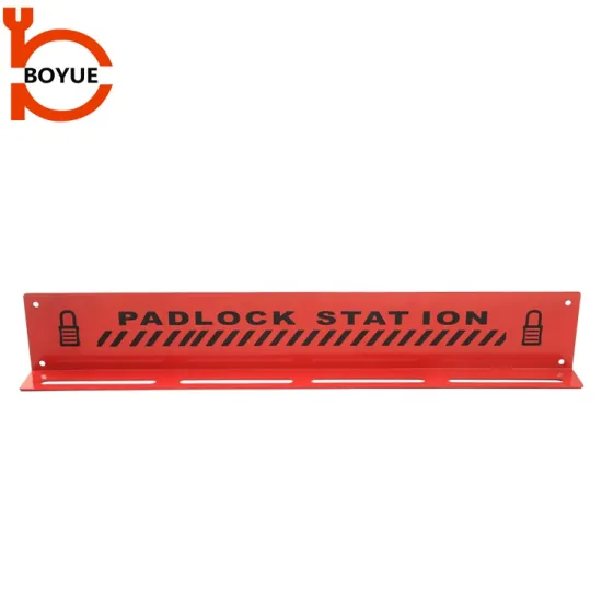 China CE Certified High-Quality Industrial Lock Station Board Padlock Rack Lockout Station