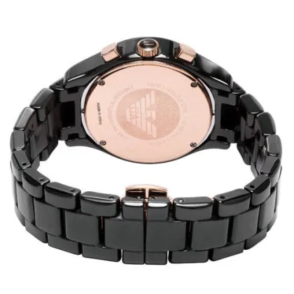 Quartz Analog Armani Branded Wrist Watch Ceramic For Female