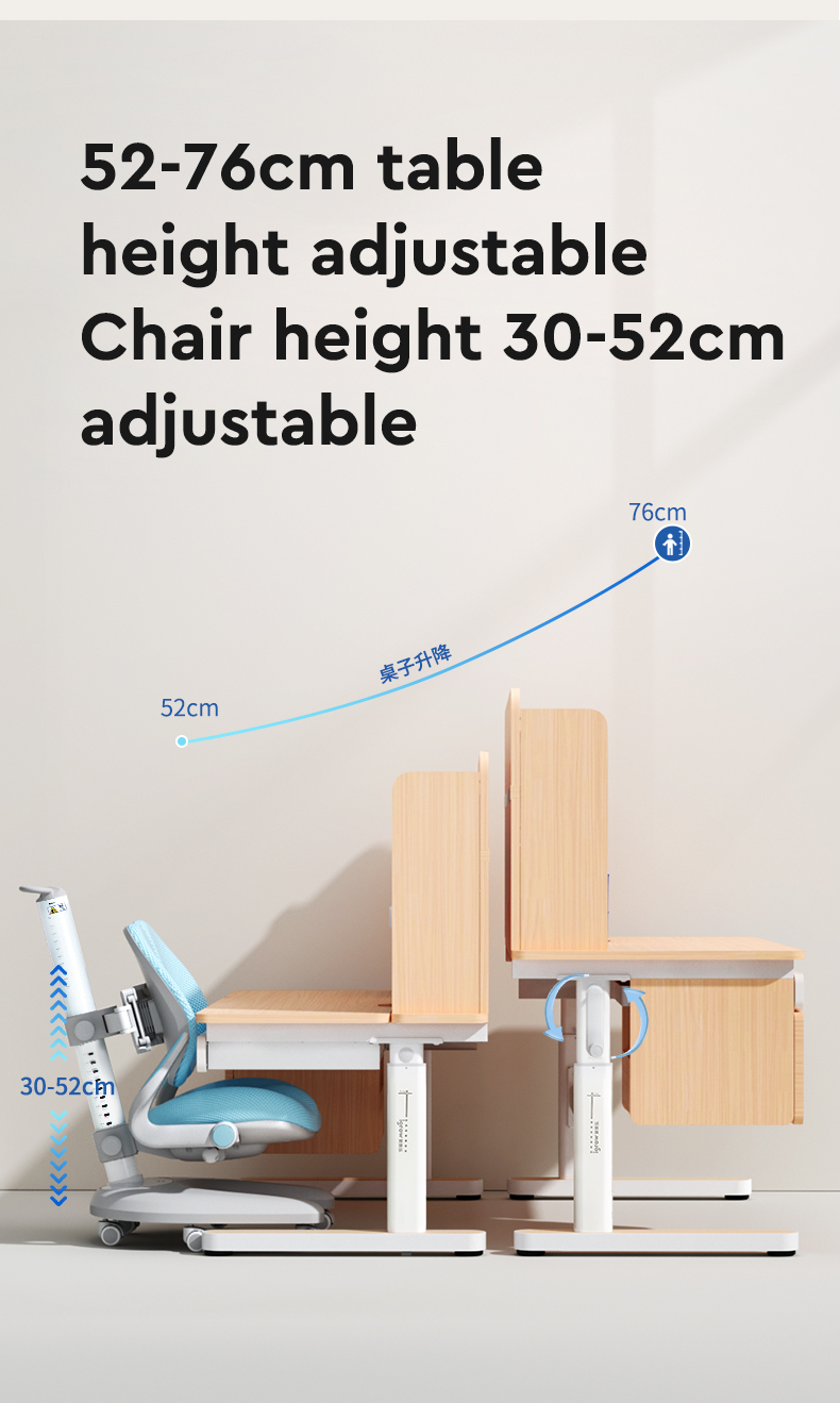 study table set with chair