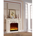 Factory Wood Mantel With Electric Fireplace