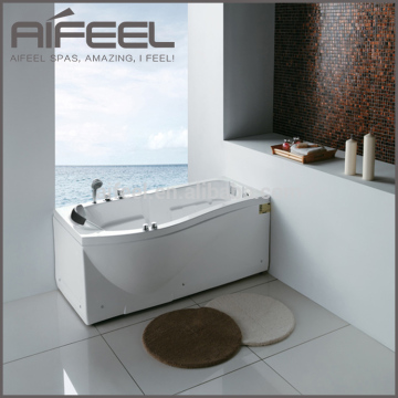 Freestanding acrylic whirlpool massage 1 person small bathtub sizes