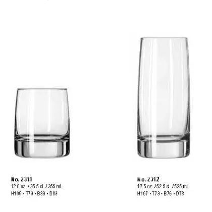 Libbey Crystal Drinking Glass Straight Highball