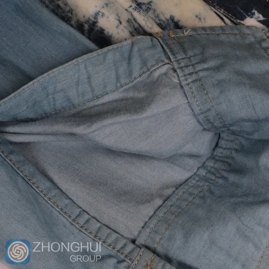 Wholesale japanese most popular printed tencel denim fabric