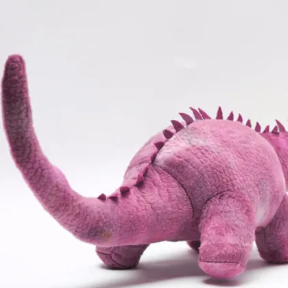 8" Fancy Dragon Plush Toy, Dragon Plush Toy Wholesale, Pink Dragon Plush Toy