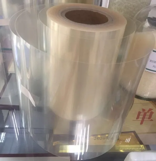 Bioplastic PLA sheet clear biodegradable film eco-friendly