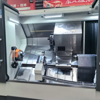 Fanuc Controlled CNC Slant Bed Lathe Superior Performance