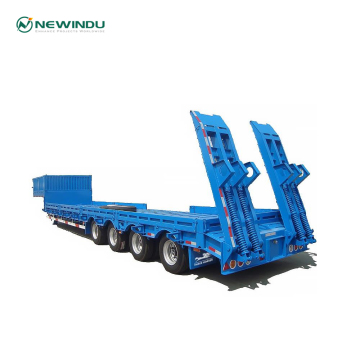 Affordable 3 Axle 40 Ton Low Flatbed Semi Trailer by Popular Brands