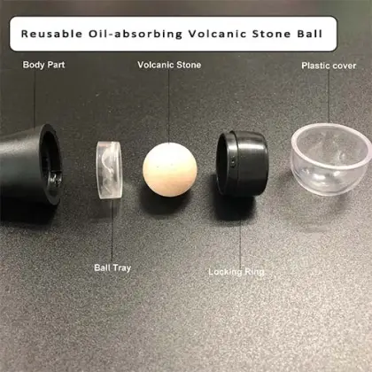 Portable Reusable Oil-absorbing Volcanic Stone