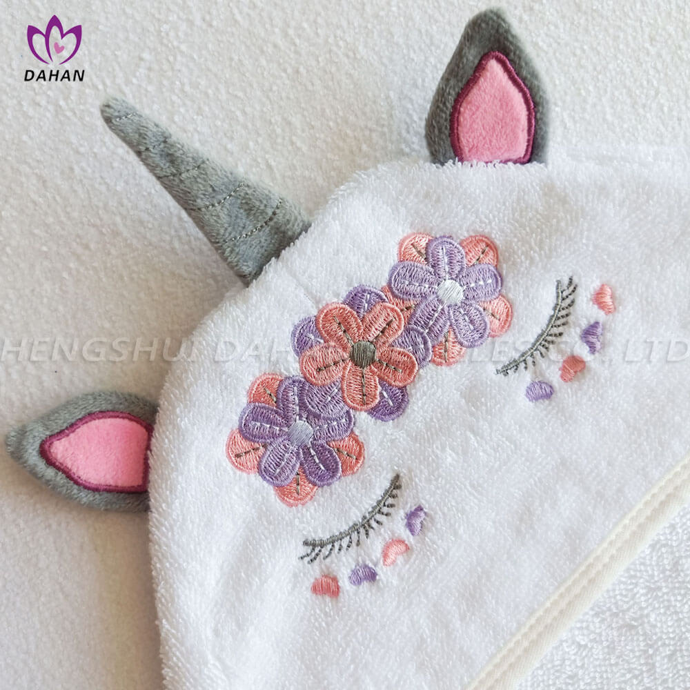 Ct79 100 Cotton Embroidered Baby Cloak Bath Towel 4