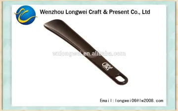 popular logo custom plastic shoe horn