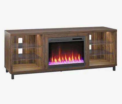 Fire place tv stand for home