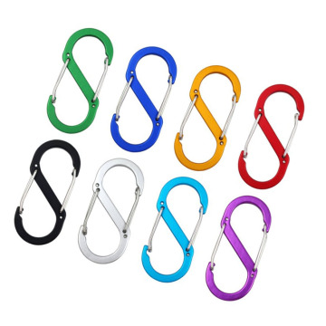 50MM Snap clip S Shaped Carabiner Hook