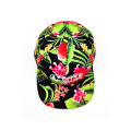 100% sublimatie afdrukkende bloem snapback hoed