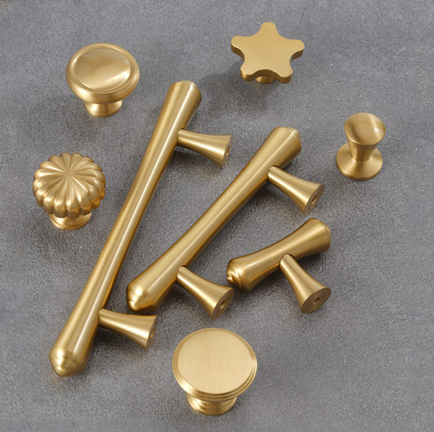brushed brass door knobs