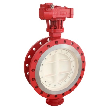 Flange Connection Cast Steel Butterfly Valve DN800 Nominal Pressure 1.6 MPa