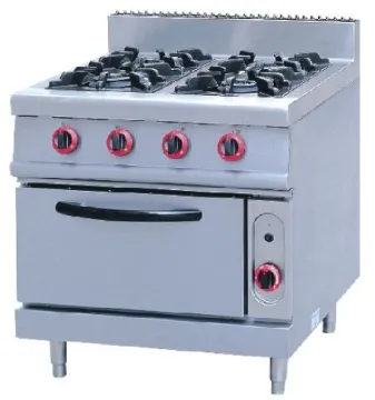 Gas range w/ 4-burner & oven
