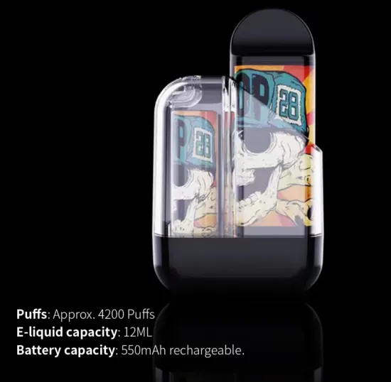 Design Logo blueberry ice 550mah flavored vape electronic