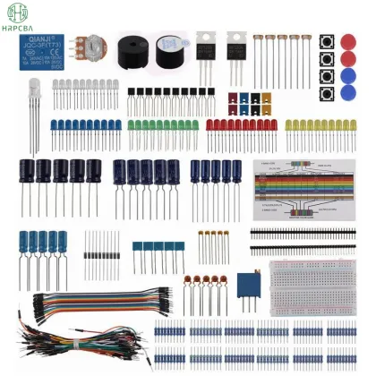 Electronic Components BOM List: ICs, Capacitors, Resistors, Connectors, Transistors, Wireless & IoT Modules, Crystals, etc.